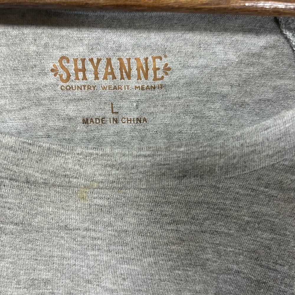 Shyanne Tie Front Long Sleeve Knit Top SZ Large - Picture 4 of 9